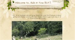Desktop Screenshot of kids-in-tow.com